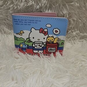 Hello Kitty Kawaii Cartoon Bifold Wallet